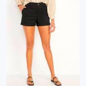Old Navy Black Chino Shorts Size 10